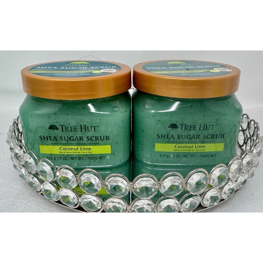 Tree Hut Shea Sugar Scrub, Coconut Lime, 18 Ounce (Pack of 2)